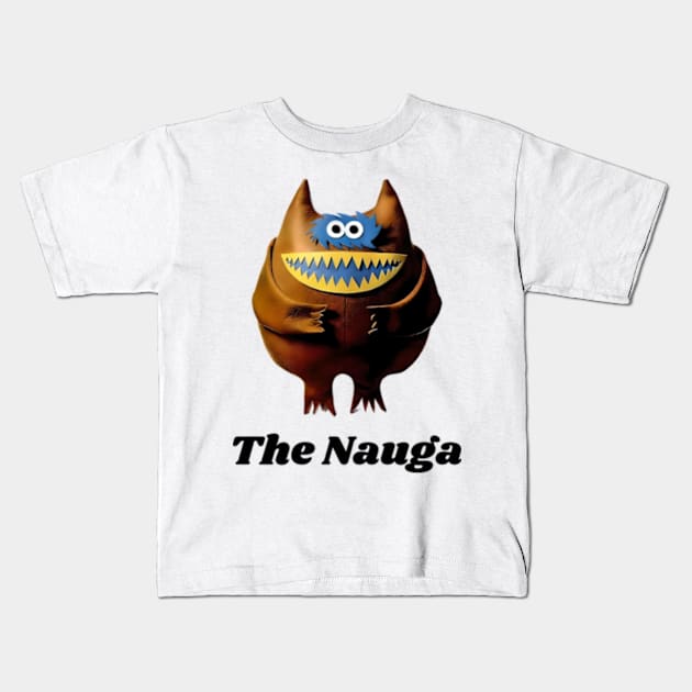 The Nauga Kids T-Shirt by Desert Owl Designs